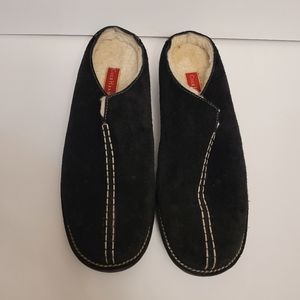 Cole Haan Waterproof suede mules